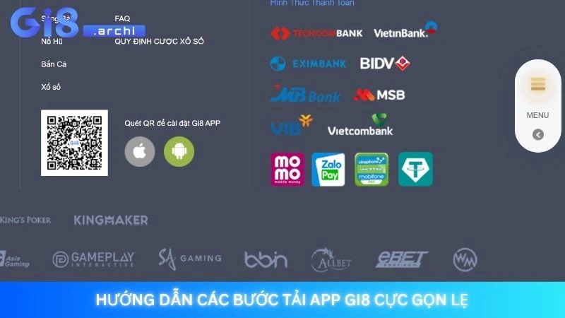 Hướng dẫn các bước Tải app Gi8 cực gọn lẹ