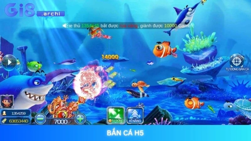 Bắn cá H5 Gi8 - Chơi ngay trên web không cần tải app 1 Bắn cá H5 Gi8