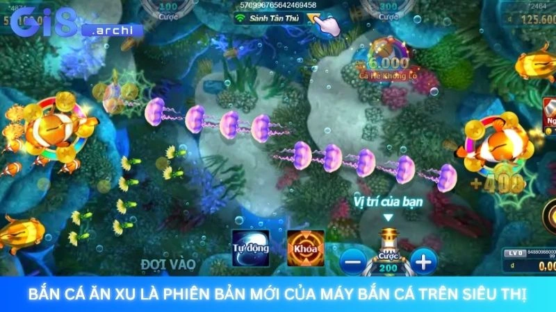 Bắn cá ăn xu Gi8 - Trở về tuổi thơ với game siêu thị cực hot 2 Bắn cá ăn xu là phiên bản mới của máy bắn cá trên siêu thị