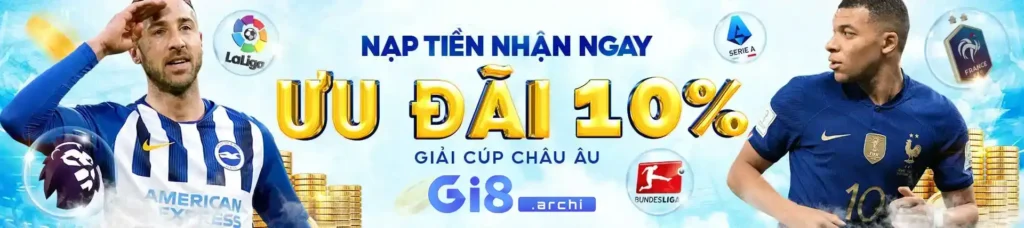 Gi8 khuyến mãi nạp tiền siêu khủng cho tân thủ