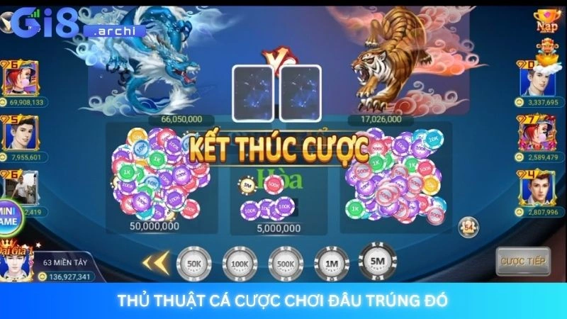 Rồng hổ Gi8 - Luật chơi và 5 bí quyết cược hiệu quả nhất 4 Thủ thuật cá cược chơi đâu trúng đó