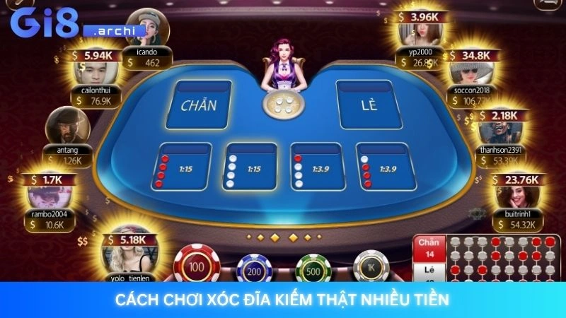 Xóc đĩa online Gi8 - Mẹo soi cầu bắt vị chuẩn xác 100% 4 Cách chơi xóc đĩa kiếm thật nhiều tiền