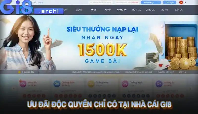 Ưu đãi độc quyền chỉ có tại nhà cái Gi8 Ưu đãi độc quyền chỉ có tại nhà cái Gi8
